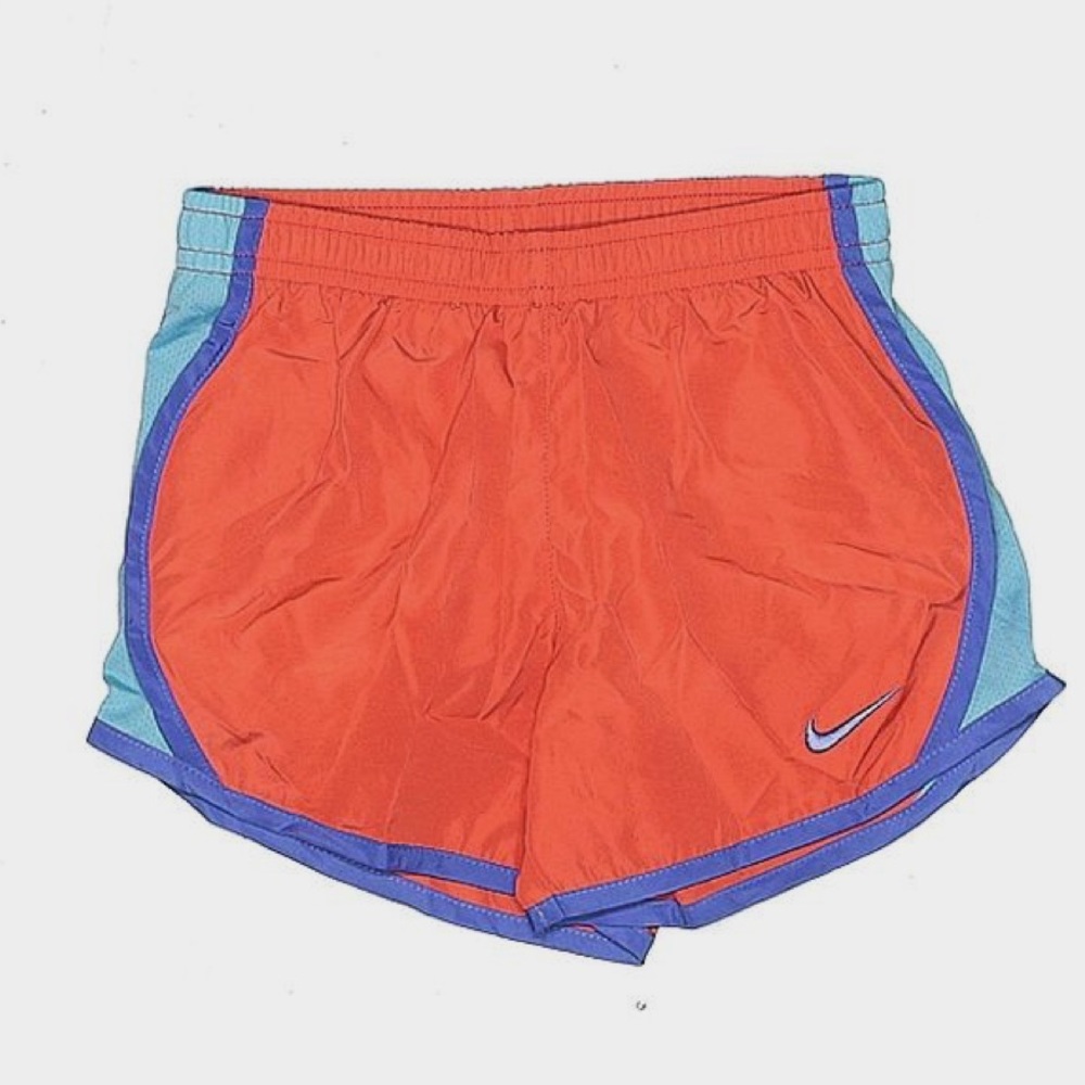 Orange and blue Nike tempo athletic shorts size small